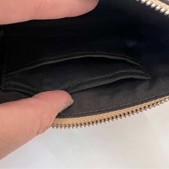 COACH Corner Zip Wristlet Clutch Signature Light Khaki - Picture 11 of 15